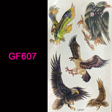 TONGMENG/GF607/различные 3d татуировки с орлом, флэш-татуировки, временные татуировки для женщин, боди-арт, наклейки, секс-товары, тату 2024 - купить недорого