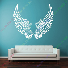 Новая наклейка на стену виниловая наклейка на стену, большие крылья, ангел, Бог хранитель, птица, детский домашний декор, украшение, настенное искусство 2024 - купить недорого