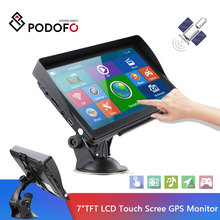 Podofo 7'' Touch Screen Cars Sat Nav GPS Navigation Navigator With Free Maps Builtin 8GB ROM FM Radio MP3 MP4 Automobile Vehicle 2024 - buy cheap