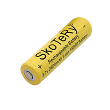 4 шт., литий-ионные аккумуляторные батареи 3,7 в 18650, 2600 мАч 2024 - купить недорого
