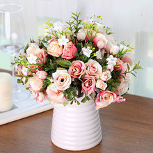 White Pink Colorful DIY Silk Rose Artificial Flower High Quality Fake Hydrangea Flowers for Home Garden Wedding Table Decor 2024 - buy cheap