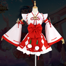 LOL Da Qiao Cos Halloween Dress Maid Dress High Quality Cosplay Costume Red And White Color Cos Skirt Dress A 2024 - buy cheap