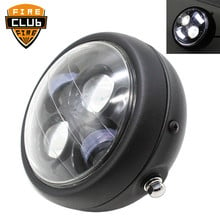 Motocicleta led farol lâmpada para harley bobber para honda cg125 gn125 2024 - compre barato