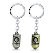 2 Colors World of Tanks Metal Keychain Black Zinc Key Ring Chian Hodler Fashion Jewelry Dropshipping Gift For Male Porte Clef 2024 - buy cheap