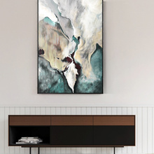 Lienzo de tinta abstracta de estilo chino, Impresión de póster, imagen, decoración artística de pared del hogar, pegatinas de pared, se pueden personalizar 2024 - compra barato