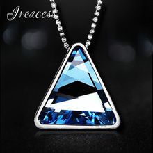 IREACESS New Wedding pendant necklace for women Luxury vintage Big brand Austrian crystal necklaces & pendants jewelry 2024 - buy cheap