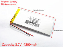 Frete grátis bateria de lítio polímero 3.7 4060130 v bateria de tablet 4200 mah bateria de energia móvel 2024 - compre barato