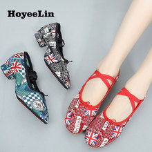 HoYeeLin Teacher's Soft Ballet Dance Practice Shoes Low Heeled Canvas Yoga Dance Shoes Quality Dancing Shoes For Women 2024 - buy cheap