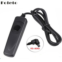 RS-80 N3 Shutter Release Camera Remote Control for Canon 1 D MARK III  1DS II  5diii 5diii 6d 7d 50d 40d 30d 20d shutter release 2024 - buy cheap