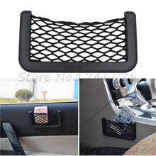 Multi-função Car Auto Cadeia Mesh Bag Bolsa de Armazenamento de Bolso Net Para Celular Gadget Cigarro Bilhete de Plástico Conveniente 2024 - compre barato