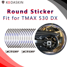 KODASKIN Motorcycle 2D Emblem Round Sticker Decal Big Wheel Rim for TMAX 530 DX 2024 - buy cheap