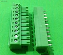 2 sets 3.81 10pin Terminal plug type 300V 8A 3.81mm pitch connector pcb screw terminal block 2024 - buy cheap