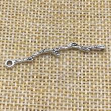 20Pcs Branch Connectors Antique Silver Color DIY Jewelry Findings Handmade Crafts 2024 - buy cheap