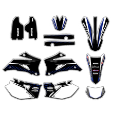 Novo estilo equipe decalque gráficos kit adesivo da motocicleta para yamaha wr250f wr450f wr 250f 450f 2007 2008 2009 2010 2011 2024 - compre barato