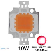 10 W 380nm Espectro Completo-840nm Epileds COB Integrada Fonte de Luz LED de Alta Potência Planta Crescer 9x1 W 3 3 em série em paralelo 2024 - compre barato