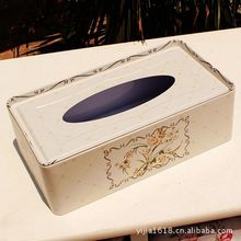 Zakka Tissue Box Metal Home Decoration Accessories Modern Room Seat Type Removable Tissue Canister Tissue Boxes 2024 - buy cheap