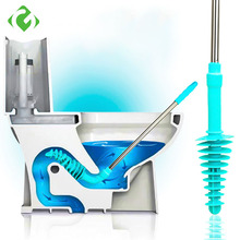 GUANYAO toilet dredge tool Flexible Head Toilet Plunger Piston Clog Remover Clogged Siphon Toilet Strong suction Drain Cleaner 2024 - buy cheap