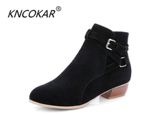 Kncokar a tendência da moda do inverno é requintada com botas de martin e botas de tornozelo para mulher 2024 - compre barato