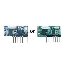 Quente 433mhz sem fio 4 canais rf receptor 1527 código de aprendizagem módulo decodificador para controle remoto estoques eletrônicos dropship 2024 - compre barato