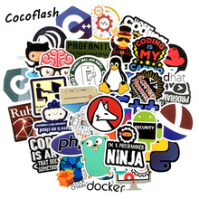 10/50Pcs/Lot Programming Language Stickers Hacker C++ Programmer Bitcoin SQL CSS Java Docker Sticker for Laptop Phone Luggage 2024 - buy cheap