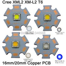 2x CREE XML2 XM-L2 L2 10W Warm White Neutral White Cool White 450nm High Power LED Emitter Lamp Light with 16mm 20mm Copper PCB 2024 - buy cheap