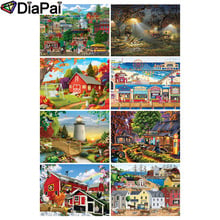 DIAPAI 5D DIY Diamond Painting 100% Full Square/Round Drill "House landscape" 3D Embroidery Cross Stitch Home Decor 2024 - buy cheap