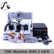 Icroato Milling Machine 300W 3 AXIS CNC 3040 Z-DQ Router Engraving Drilling 3040T  Engraver Milling Wood Cutting Machine 2024 - buy cheap
