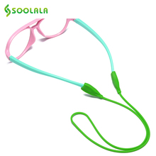 SOOLALA 3Pcs/Lot Anti-Slip Silicone Sports Glasses Rope Reading Glasses Chain Neck Holder Strap Sunglasses Eyewear Accessories 2024 - buy cheap
