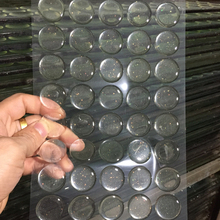 100 Uds transparente redonda/Flash adhesivo transparente epoxi círculos pegatinas de tapa de botella parche de resina puntos tapas de botella de manualidades DIY 2024 - compra barato