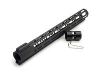AR15 15 дюймов черный свободный поплавок стиль зажима M-lok Handguard Picatinny Rail Fit. 223/5. 56 винтовка 2024 - купить недорого