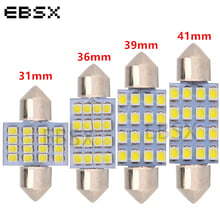 EBSX 30Pcs 12V C5W 31mm 36mm 39mm 41mm 1210 16 SMD Festoon C5W LED Lights Car Bulbs For Interior Dome Reading Door Tail Ligth 2024 - buy cheap