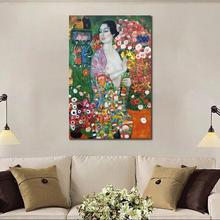 Gustav Klimt Oil Paintings Reproduction The Dancer Figure Painting Woman Canvas Art Hand Painted Unframed For Wall Decor 2024 - buy cheap