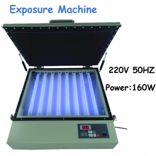 Máquina de exposición de solidificación litográfica UV ultravioleta, 160W, Marco al vacío, máquina de exposición de impresión de pantalla de seda 2024 - compra barato