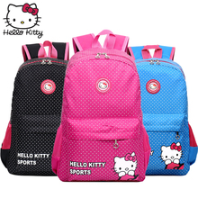 Hello Kitty Bag Cute Children's Cartoon Fashion Baby KT Pink Multifunctional Backpack Waterproof Girl Schoolbag Shoulder Plush 2024 - buy cheap