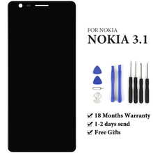 Для Nokia 3,1 LCD сенсорный экран TA-1049 TA-1057 TA-1063 TA-1070 дисплей 5,2 ''1440x720 высокое качество черно-белая панель в сборе 2024 - купить недорого