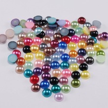 Perlas de imitación ABS de 2-14mm, abalorios semiredondos a granel para fabricación de joyas DIY, arte de uñas, álbum de recortes para teléfono 2024 - compra barato
