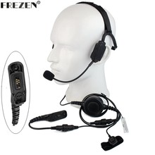 Walkie talkie Military Bone Conduction Tactical Headset Boom Mic For Motorola Two Way Radio APX6000 DP4601 XiR P8268 8260 DP3401 2024 - buy cheap