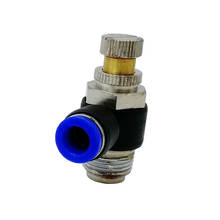 SL8-03 Pneumatic Flow Controller fitting joint Hose Tube  Male Gas Airflow Limit Valve Quick Fitting 2024 - buy cheap