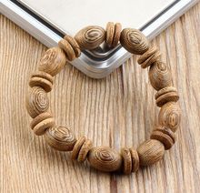 Fashion Natural Wooden Wings of wood Bracelets for Women Hand made 10MM Buddha Beads Women and Men Charm Bracelets&Bangle Gift 2024 - buy cheap