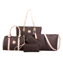 5 Set Famous Brand Women luxury Hand Bag For 2020 PU Leather Purse Bags shoulder Messenger Ladies Handbag bolsa feminina AWM19 2024 - buy cheap