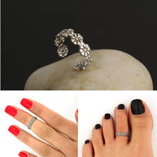 Лидер продаж, летние кольца в стиле ретро с ромашками, кольца для ног удачи, Пляжное кольцо для ног, уникальные кольца для ног для женщин 2024 - купить недорого