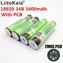 4PCS  Original LiitoKala 18650 3400mAh NCR18650B 3400 battery 3.7V Li-ion Rechargebale battery 2024 - buy cheap