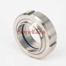 Welding O.D 57mm SS304 Stainless Steel Sanitary SMS Weld On Socket Union Set Pipe Fitting For Food Industries 2024 - buy cheap