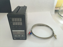 Controlador de temperatura digital rkc pid, termostato digital com empunhadura + k, sonda tipo termopar 1m, saída de relé, venda imperdível 2024 - compre barato