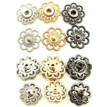 10set/ 21mm 25mm Metal Snaps Buttons Press Button Fasteners Black Silver Gold Female Buckle Coat Button Snap DIY Accessories 2024 - buy cheap