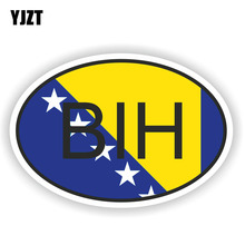 YJZT 10.2CM*6.8CM Car Sticker BIH BOSNIA COUNTRY CODE Decal Reflective PVC 6-0190 2024 - buy cheap