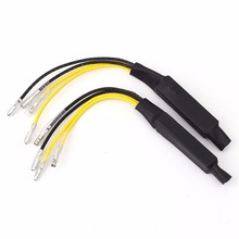 2PCS 12V Motorcycle Flasher LED Turn Signal Indicator Resistor Adapter Universal Motorcycle Blinker Adapter LED Load Resistor 2024 - buy cheap