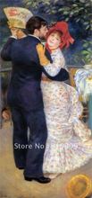 oil painting reproduction on linen canvas,dance in the country by pierre auguste renoir,Free DHL Shipping,100% handmade,museum q 2024 - buy cheap