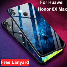 Coque For Huawei Honor 8X Max case tempered glass + soft edge cover For Huawei Honor 8 X Max glass case honor8xmax cases shell 2024 - buy cheap