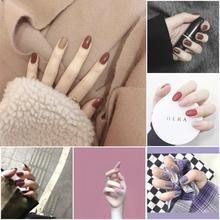 Mutiple крем чистый цвет накладные ногти 24 шт Французский невесты милые поддельные ногти японская Леди Полный ногти советы для дизайна ногтей 2024 - купить недорого